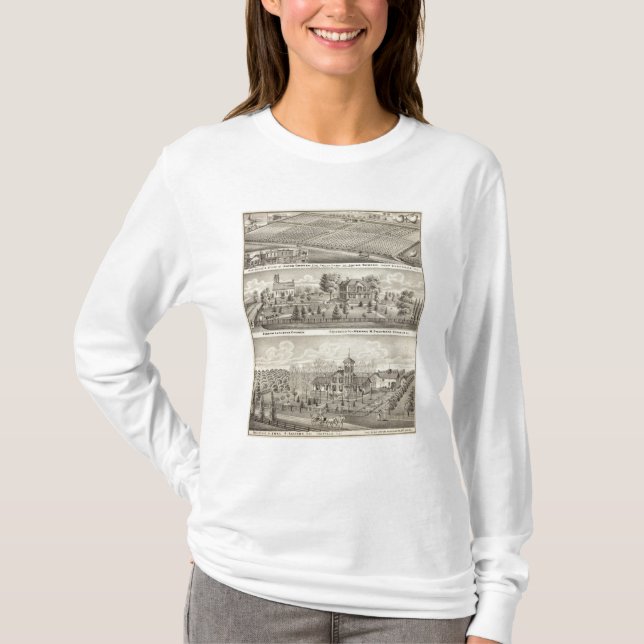 Camiseta Residências, fazendas e igreja (Frente)