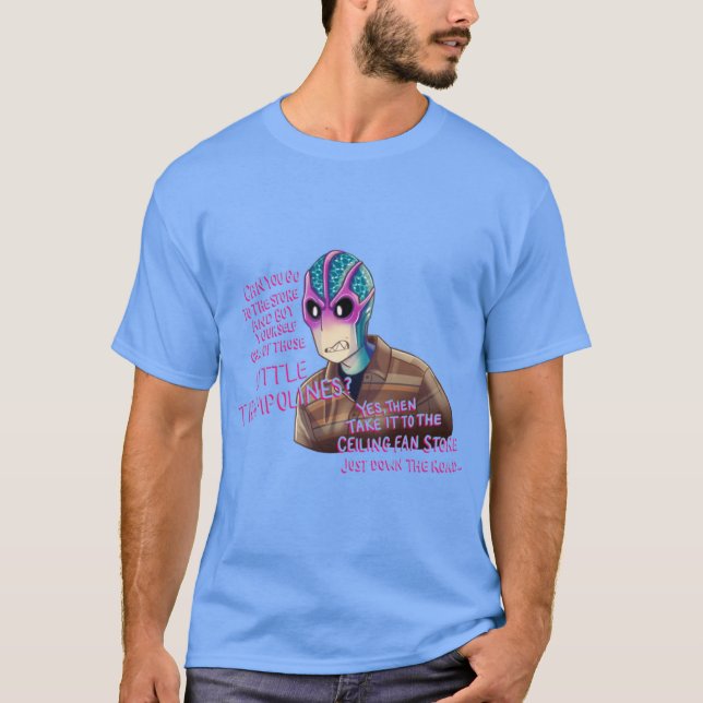 Camiseta Resident Alien Sticker Ceiling Fan Store (Frente)