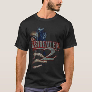 Camiseta Resident Evil 2 Retro Vintage Jogo de Vídeo Bo Art