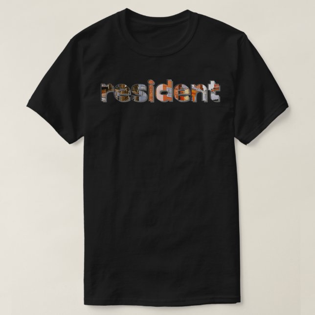 Camiseta residente (Frente do Design)