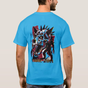 Camiseta Residue Type X – Gráfico de Caveira Monst