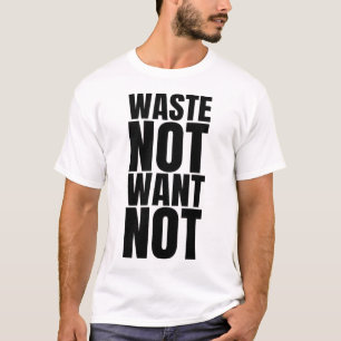 Camiseta Resíduos Não Querem Não