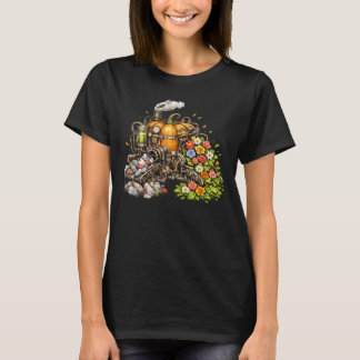 Camiseta Resíduos Plásticos se Transformam em um Jardim de