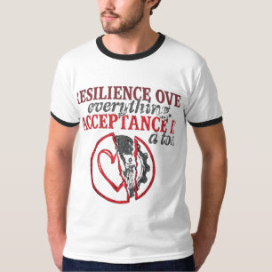 Camiseta Resiliência Acima de Tudo   Aceitação É Ferramenta