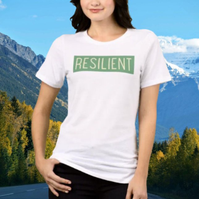Camiseta RESILIENT – Força • Crescimento (Criador carregado)