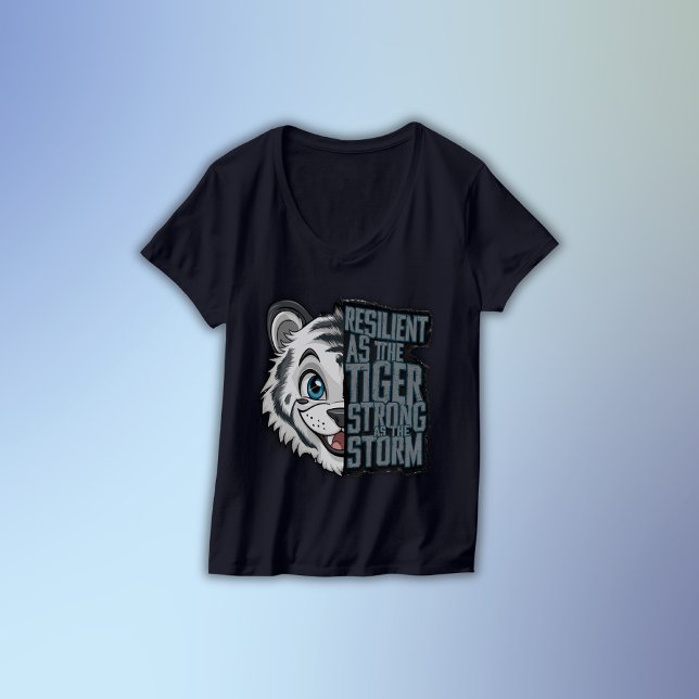 Camiseta Resiliente Como um Tigre | (Criador carregado)
