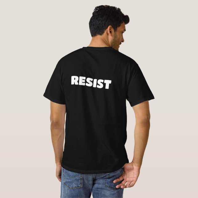 Camiseta RESIST (atrás)T (Parte Traseira Completa)