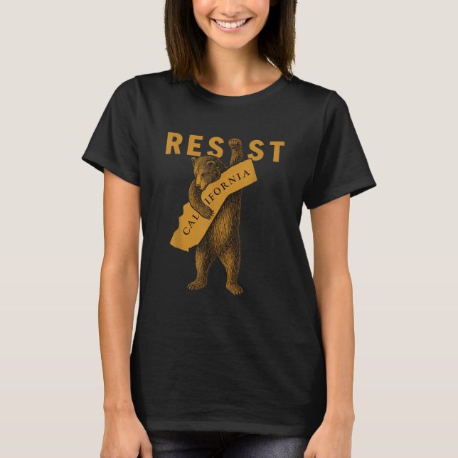 Camiseta Resist California Bear  (Frente)