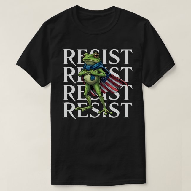 Camiseta Resist Frog (Frente do Design)