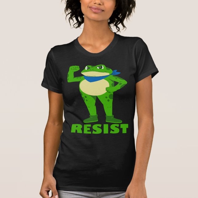 Camiseta Resist Frog Standing Strong (Frente)