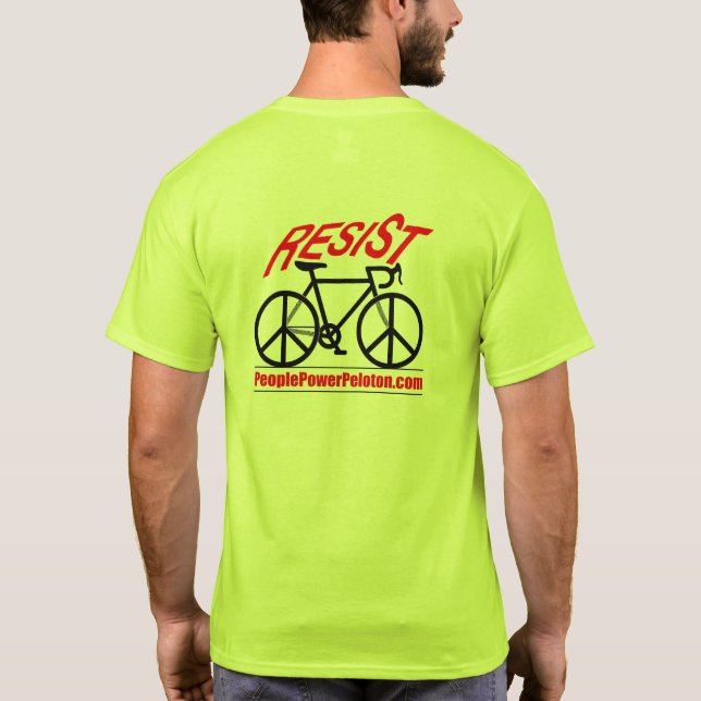 Camiseta "RESIST" PeoplePowerPeloton (Verso)