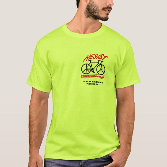 Camiseta "RESIST" PeoplePowerPeloton (Frente)