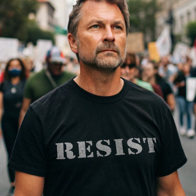 Camiseta RESIST - Prepare-se para a marcha de protesto pelo (Criador carregado)