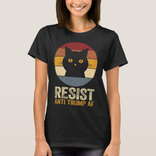 Camiseta Resist Retro Anti Trump Af Divertida Anti