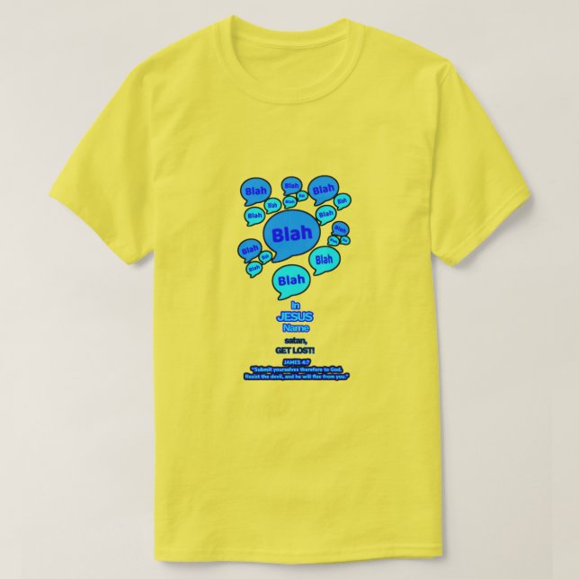 Camiseta Resist the devil - Blue Logo - (Frente do Design)