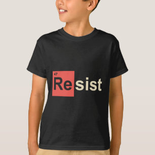 Camiseta Resista 47 Símbolo Químico do Elemento Trump