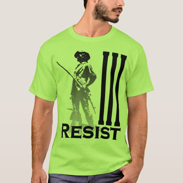 Camiseta Resista a luz do Minuteman 2 (Frente)