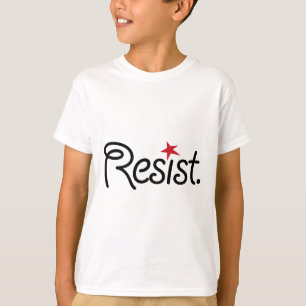 Camiseta Resista, Design Anti Trump