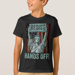Camiseta Resista Resistência Estátua Da Liberdade Não Tocar