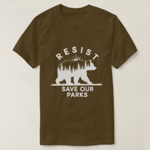Camiseta Resista Salve Nossos Parques Alt Nós Parques Nacio