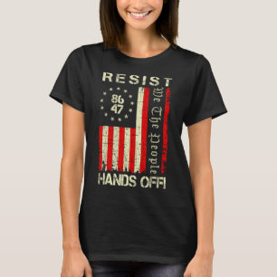 Camiseta Resista Sem Interferência Protesto Seguridade Soci