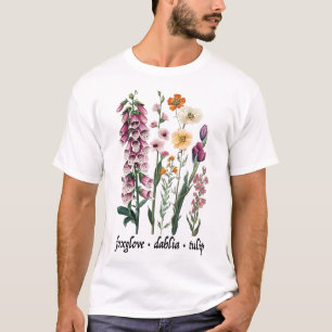 Camiseta Resista Sutil Flor Protesto Vintage Dedaleira Dahl