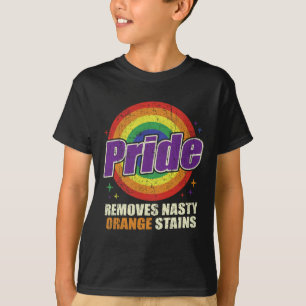Camiseta Resista Trump Remova Manchas Laranja Feias Orgulho