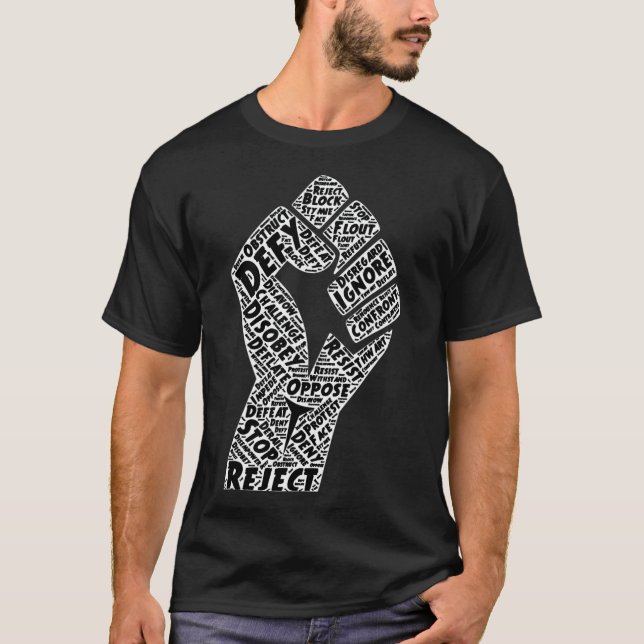 Camiseta #resiste a bomba anti-travessura (Frente)