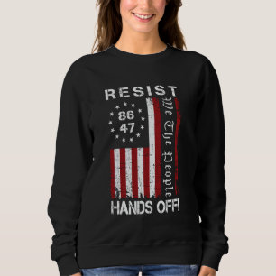 Camiseta Resiste as mãos ao protesto 86 47 8647 Salvamento 