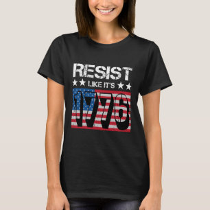 Camiseta Resiste como se fosse 1776
