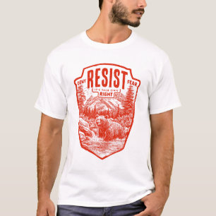 Camiseta Resiste, é o seu braço direito civil