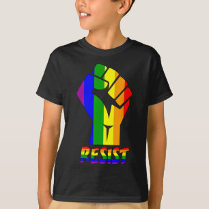 Camiseta Resiste Lgbt Pride Love T Shirt Gay Lésbian Legal