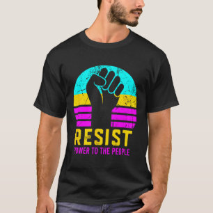 Camiseta Resiste O Poder Fascismo Às Pessoas