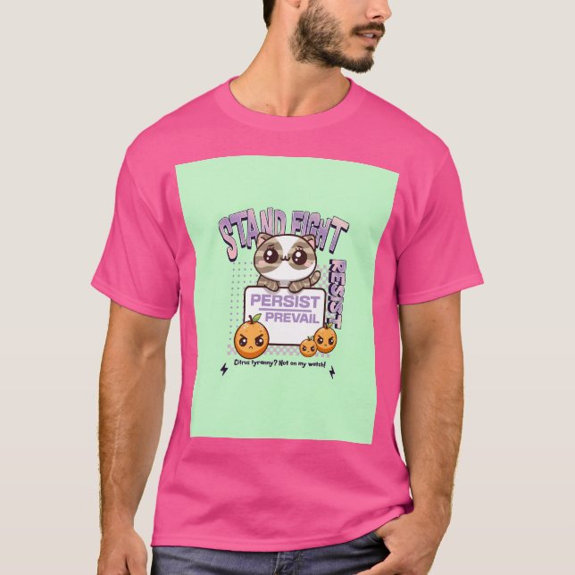 Camiseta Resiste Orange Tyanny (Frente)