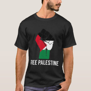 Camiseta Resistência à bandeira da Palestina - Liberdade na