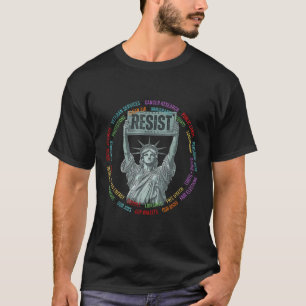 Camiseta Resistência À Estátua Da Liberdade Dos Eua