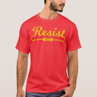 Camiseta Resistência À Ideia De Presente Para Engenheiros E
