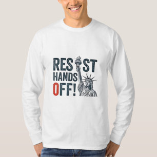 Camiseta Resistência à Libertação Status Anti-Trump