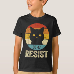 Camiseta Resistência Anti-Trump Teto Retro Resiste Anti-Tru