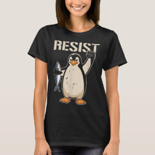 Camiseta Resistência ao Ativismo Pinguim Mulheres Homens