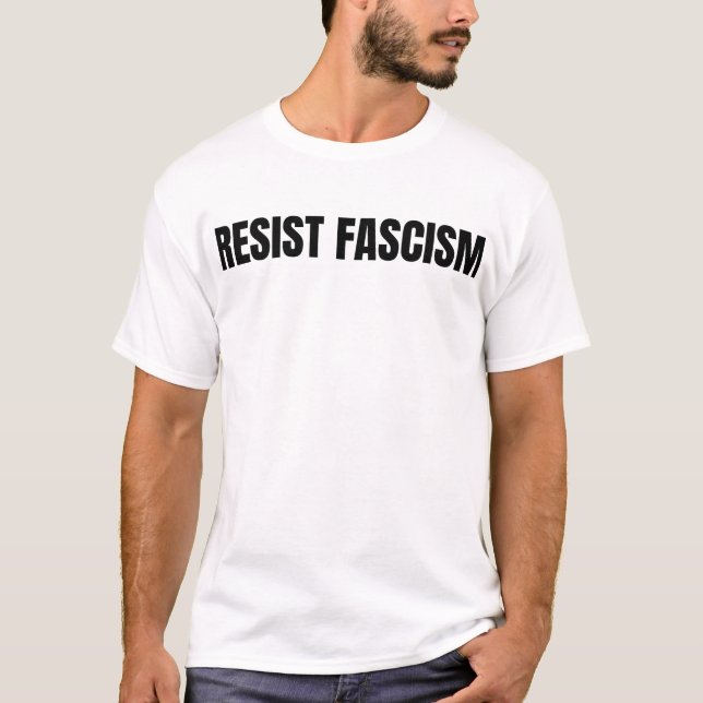 Camiseta Resistência ao fascismo (Frente)