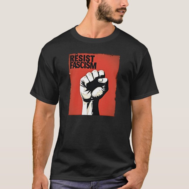 Camiseta Resistência ao fascismo (Frente)