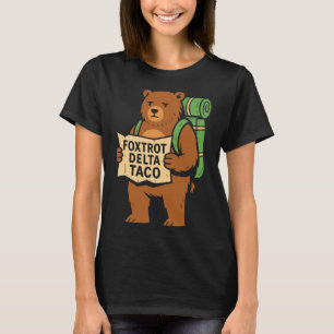 Camiseta Resistência ao Vamos de Protesto Go Taco Foxtrot D