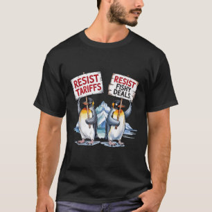 Camiseta Resistência Aos Pinguins Em Protesto Contra O Funn