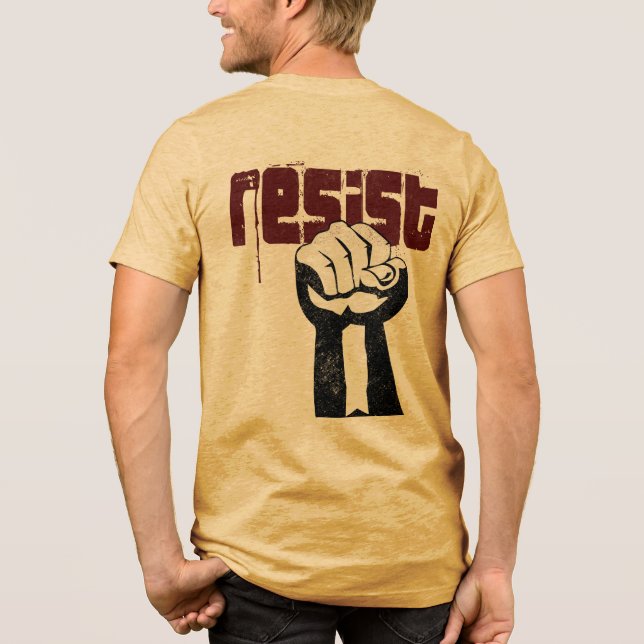 Camiseta Resistência aos presentes políticos (Verso)