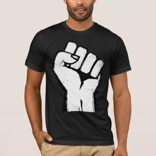 Camiseta Resistência Branca ao Punho