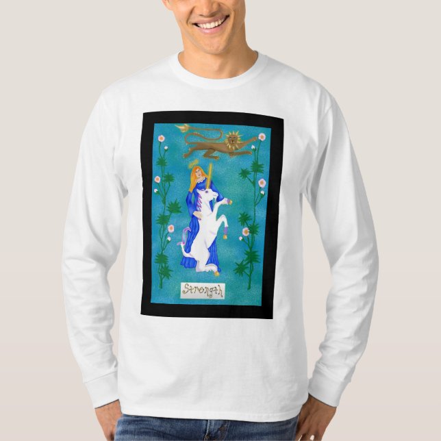 Camiseta Resistência - Camisa-T de Capa Longa (Frente)