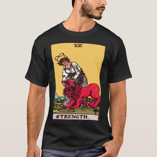 Camiseta Resistência do Cartão Tarot (Frente)