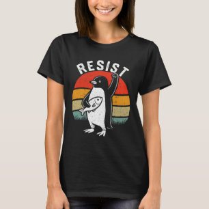 Camiseta Resistência do pinguim - Retrorresistente - Gráfic