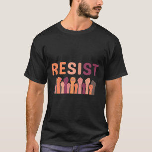 Camiseta Resistência Fist Faz Parte Da Resistência Anti Tru